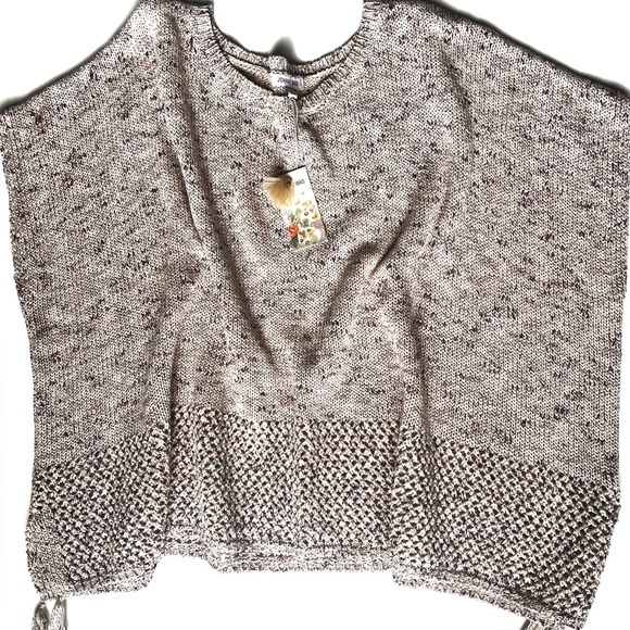 | Johnny Was | blueberry poncho sweater - Picture 4 of 7